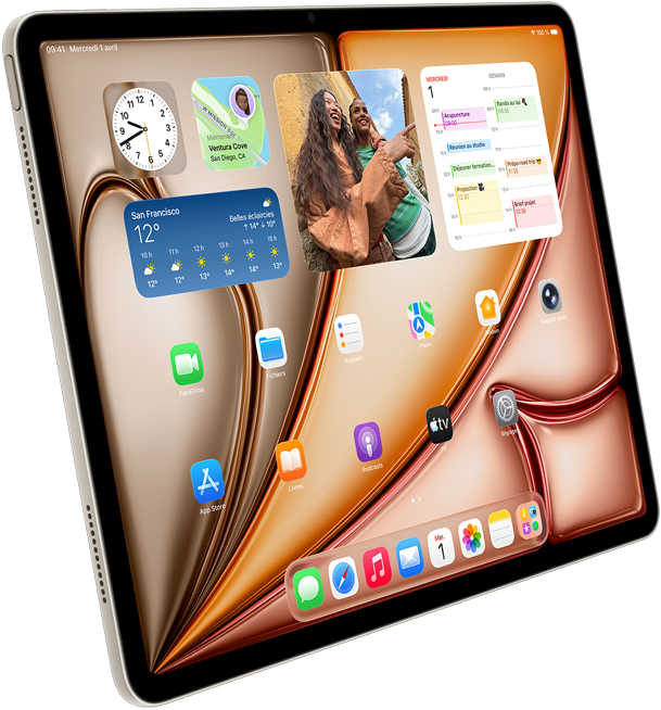 iPad Air en lumière stellaire