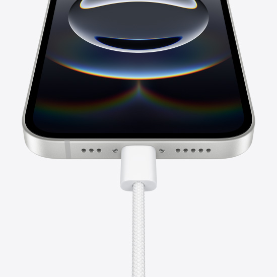 iPhone 16e USB‑C liides.