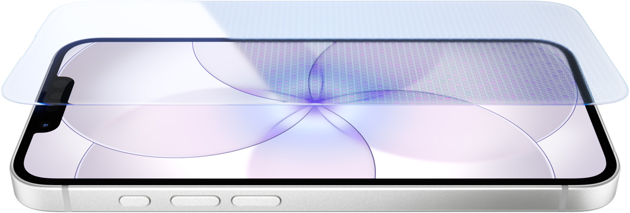 iPhone 17e, front exterior with Ceramic Shield 2, side exterior, white color, buttons: Action, volume