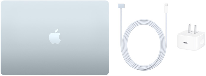 15-inch MacBook Air, USB-C to MagSafe 3 Cable and 40W Dual USB-C Port Dynamic Power Adapter